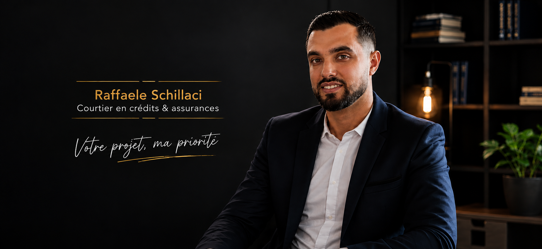 Raffaele Schillaci, courtier en crédits et assurances chez Fiduvia